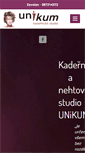 Mobile Screenshot of kadernictvi-unikum.cz